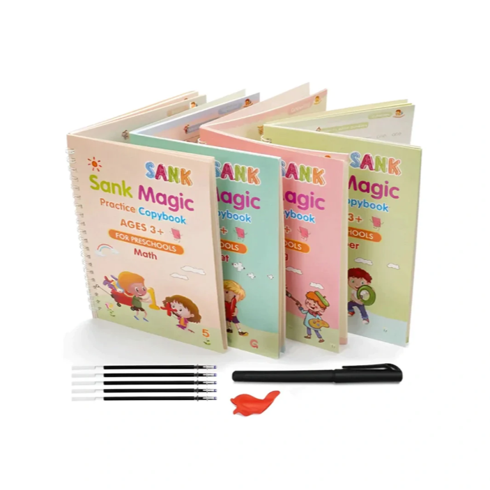 Two In One Kids Learning Deal (Sank Magic Book + Water Magic Book)
