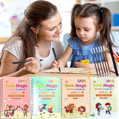 Two In One Kids Learning Deal (Sank Magic Book + Water Magic Book)